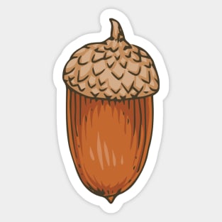 Acorns Sticker